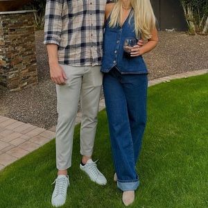 Princess Polly Denim two piece top and jeans